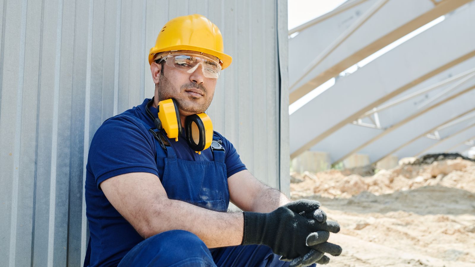 Utah contractor on a job site